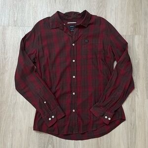RVCA Plaid Button Down - Men's L